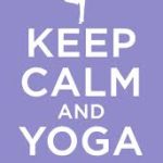 keep calm yoga